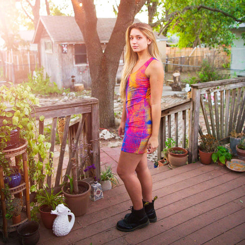 Tequila Sunrise Bodycon Dress